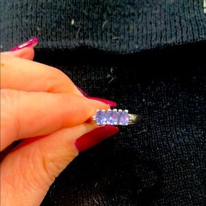Elegant Blue Stone Ring